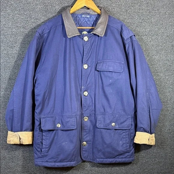 Men's Blue Vintage Field Jacket - Picture 1 of 7